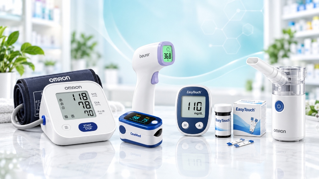 Alat Kesehatan Medis Tensimeter dan Termometer Apotek Nadi Sehat